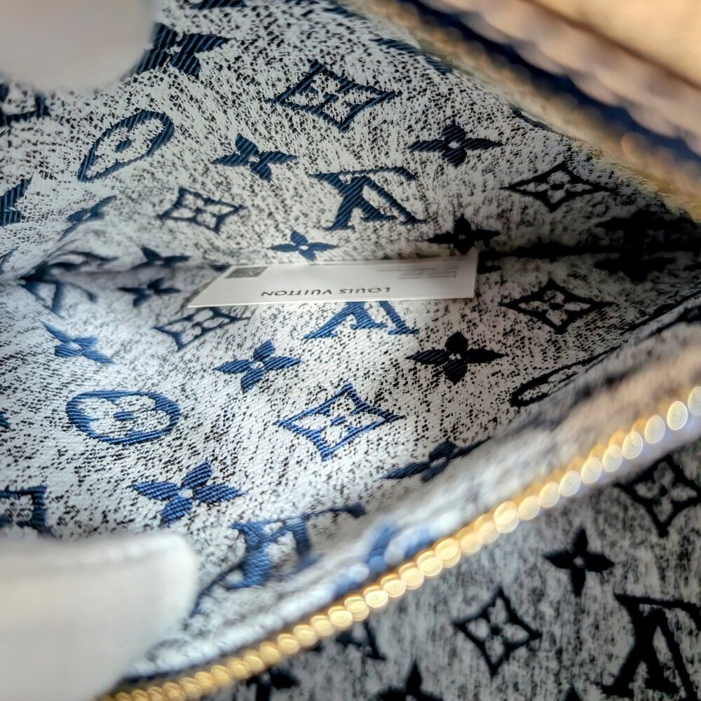 Louis Vuitton Denim Jacquard Monogram Speedy Bandoulière 25 - Picture 10 of 16